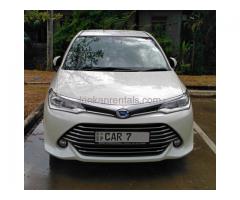 Rent 2016 Toyota Axio Hybrid Car Rs 4000 per day