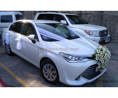 Rent 2016 Toyota Axio Hybrid Car Rs 4000 per day