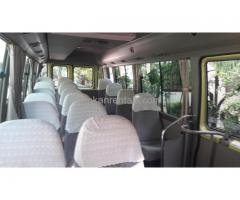 Toyota coaster for rent
