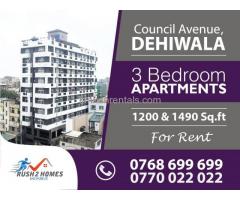 3 BHK Apartment For Rent