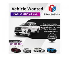 Vehicle Wanted For Long Term Rent