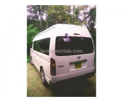 Latest Model Passenger Van / Mini-Bus for rent in Sri Lanka