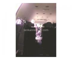 Latest Model Passenger Van / Mini-Bus for rent in Sri Lanka