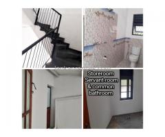 Upstairs for rent in highly residential area