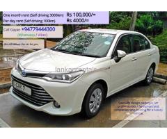 Rent 2016 Toyota Axio Hybrid Car