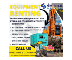 EQUIPMENT RENTING