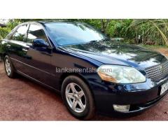 Toyota Mark 2 2000 model for rent