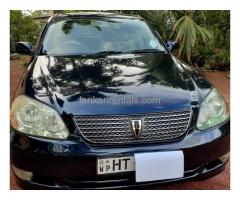 Toyota Mark 2 2000 model for rent