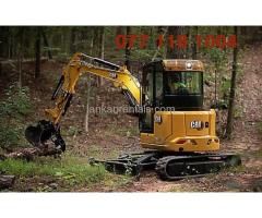 JCB excavator hire Nittambuwa