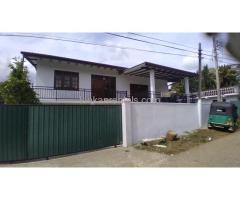 House for rent in Gohagoda Road Katugastota