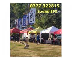 Event Equipment rent in Colombo