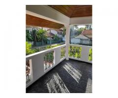 Two storied, 5 bed, 2 bath modern house with all facilities for lease / rent.