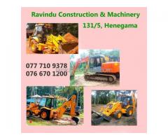 Ravindu Construction & Machinery- Excavator for hire in Gampaha
