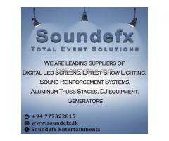 Event Equipment Rental- Sound EFX Entertaintments