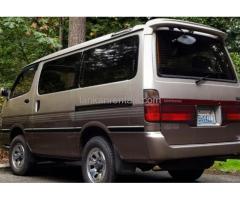 Toyota HIACE van for rent